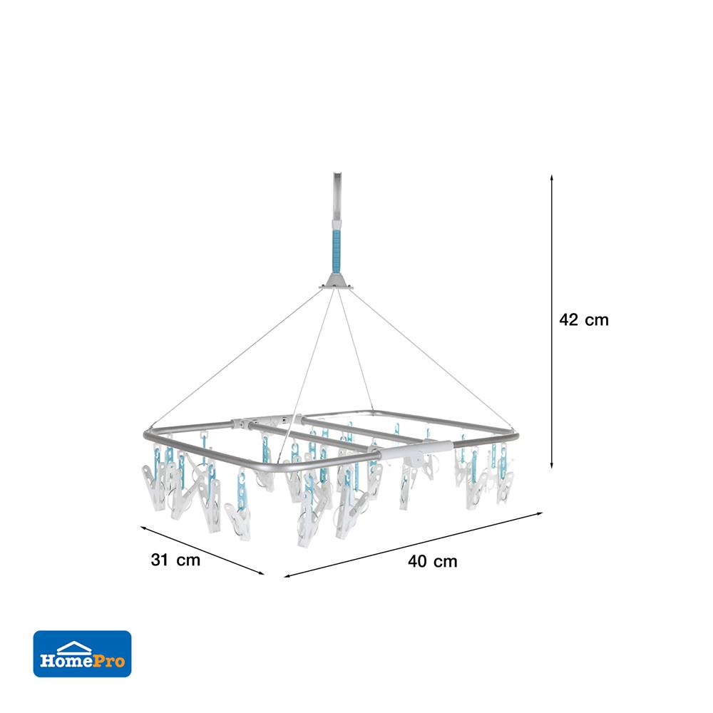 ห่วงตากผ้าอะลูมิเนียมเหลี่ยมใหญ่24 PLIM