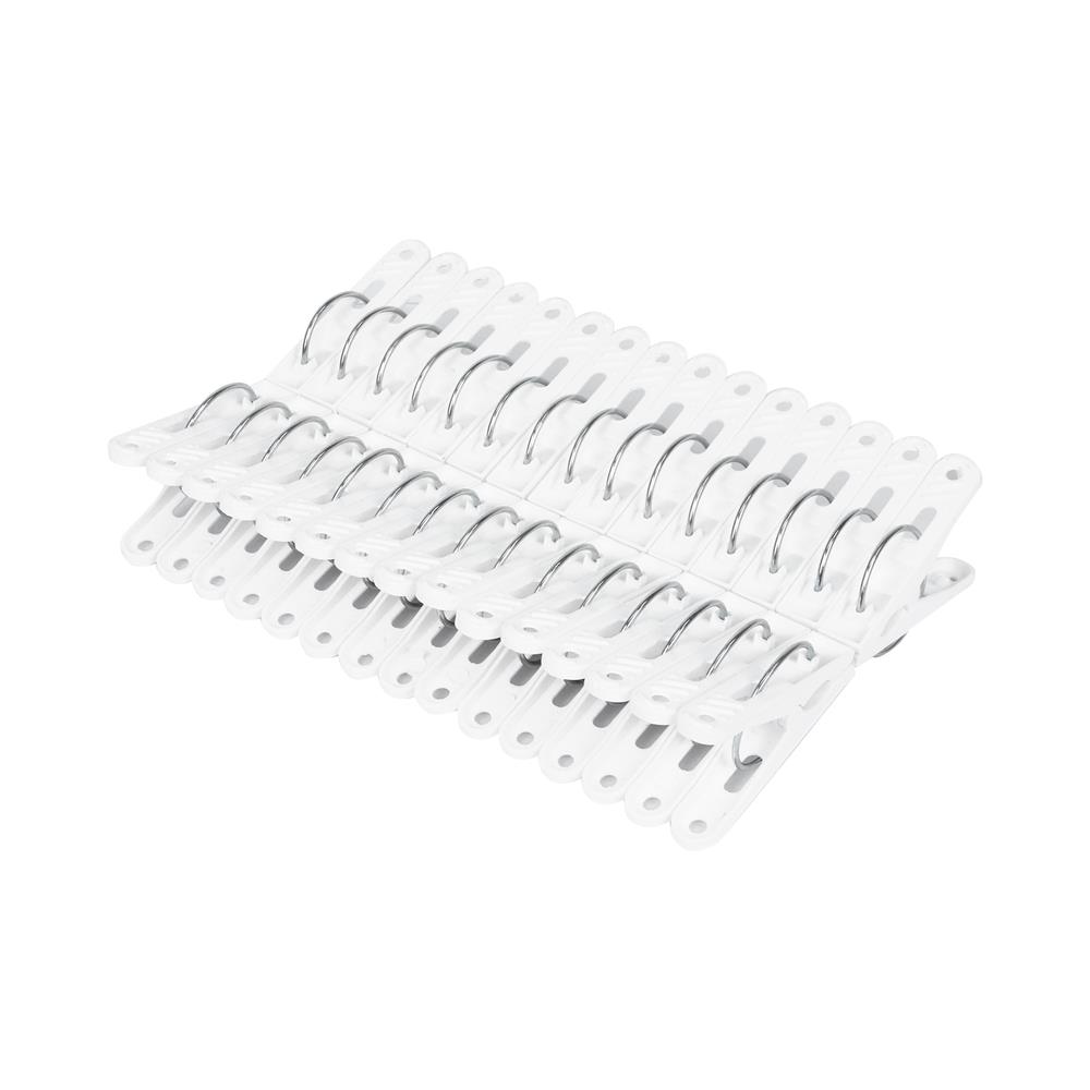 กิ๊บหนีบผ้า PLIM แพ็ค 30 ชิ้น สีขาว_1