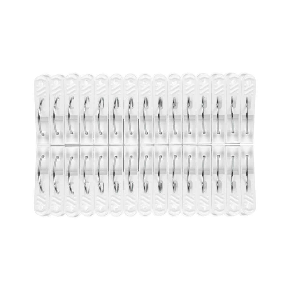 กิ๊บหนีบผ้า PLIM แพ็ค 30 ชิ้น สีขาว