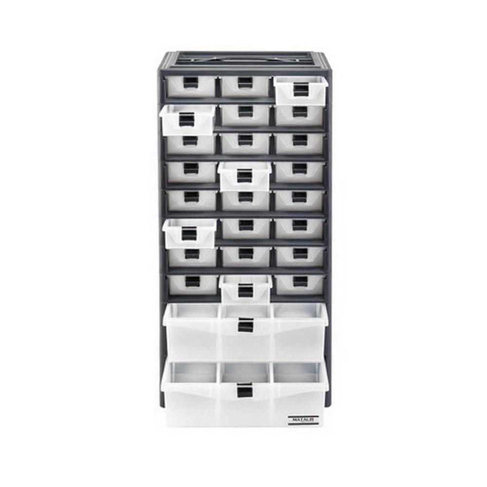กล่องเก็บอุปกรณ์ MATALL-A 30 ช่อง สีเทา