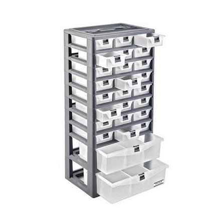 กล่องเก็บอุปกรณ์ MATALL-A 30 ช่อง สีเทา_2