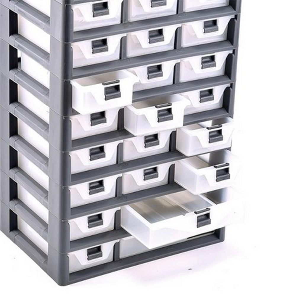 กล่องเก็บอุปกรณ์ MATALL-B 30 ช่อง สีเทา