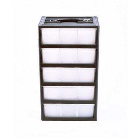 กล่องเก็บอุปกรณ์ MATALL-C 15 ช่อง สีเทา_2