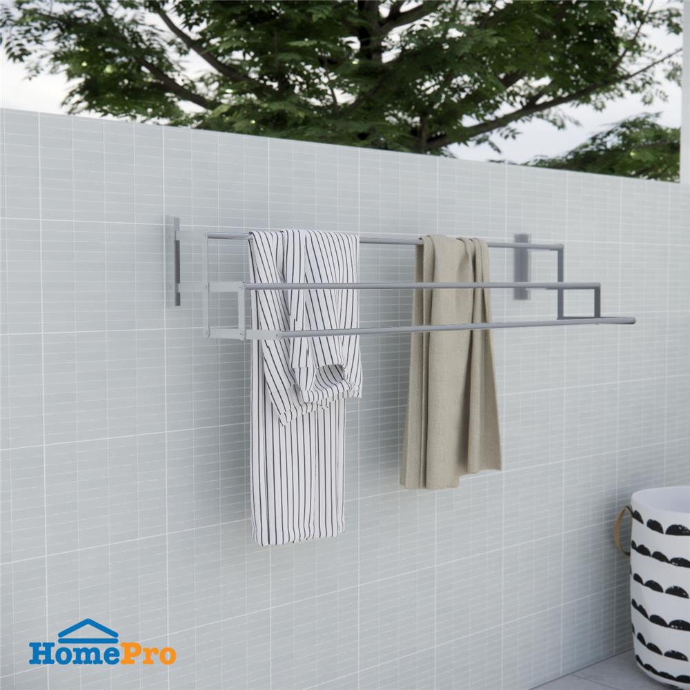 ราวติดผนังสเตนเลสรุ่นบันได3เส้น100cmPLIM