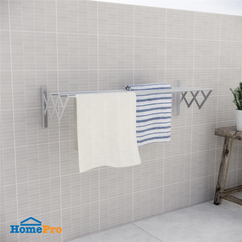 ราวติดผนังสเตนเลสรุ่นตรง3เส้น 100cm PLIM