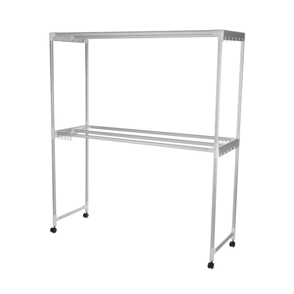 ราวตากผ้าอะลูมิเนียมมีล้อ 6 เส้น PLIM 1.4 ม.