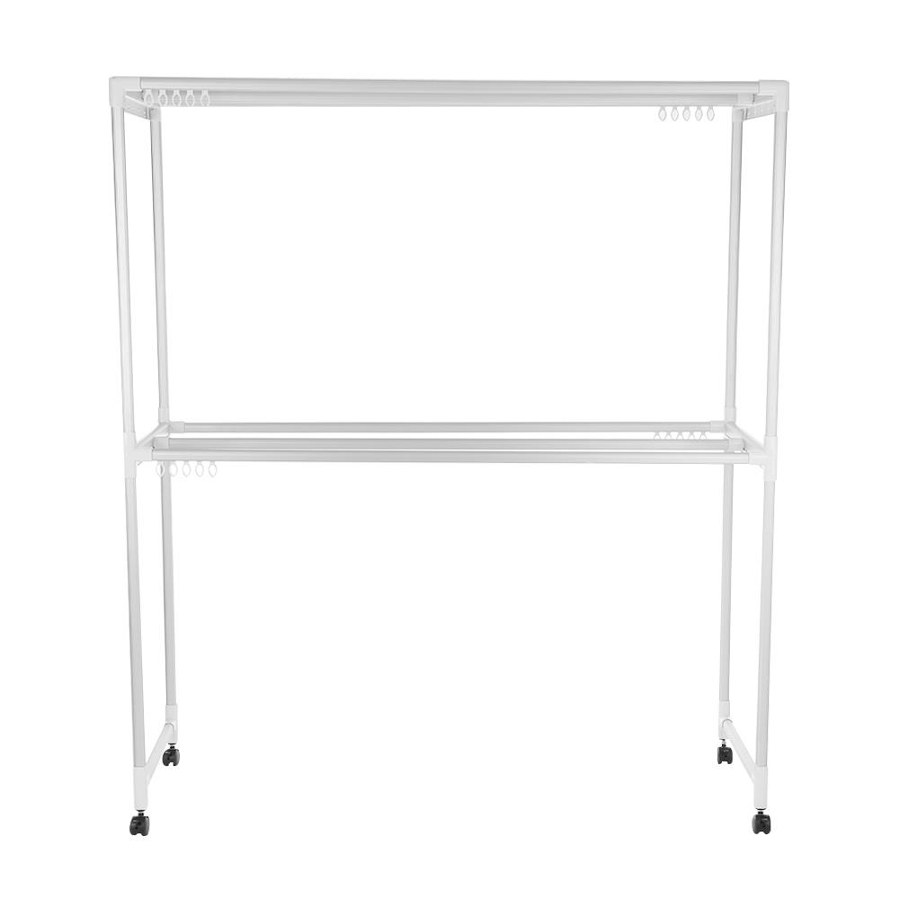 ราวตากผ้าอะลูมิเนียมมีล้อ 6 เส้น PLIM 1.4 ม.