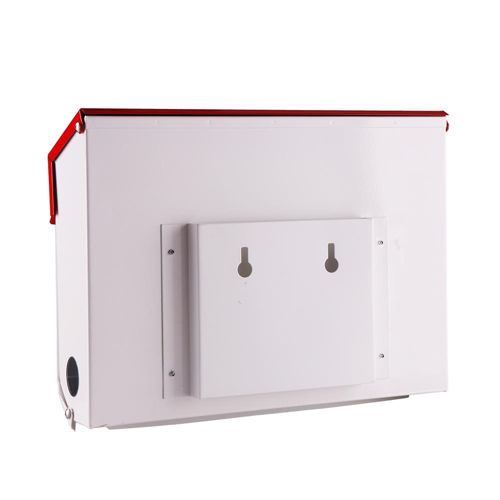 ตู้จดหมาย D MAIL BOX สีขาว/แดง