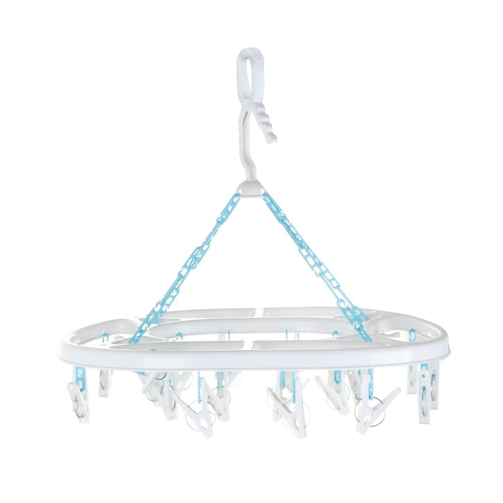 ห่วงตากผ้าพลาสติกรีใหญ่ 24กิ๊บ PLIM