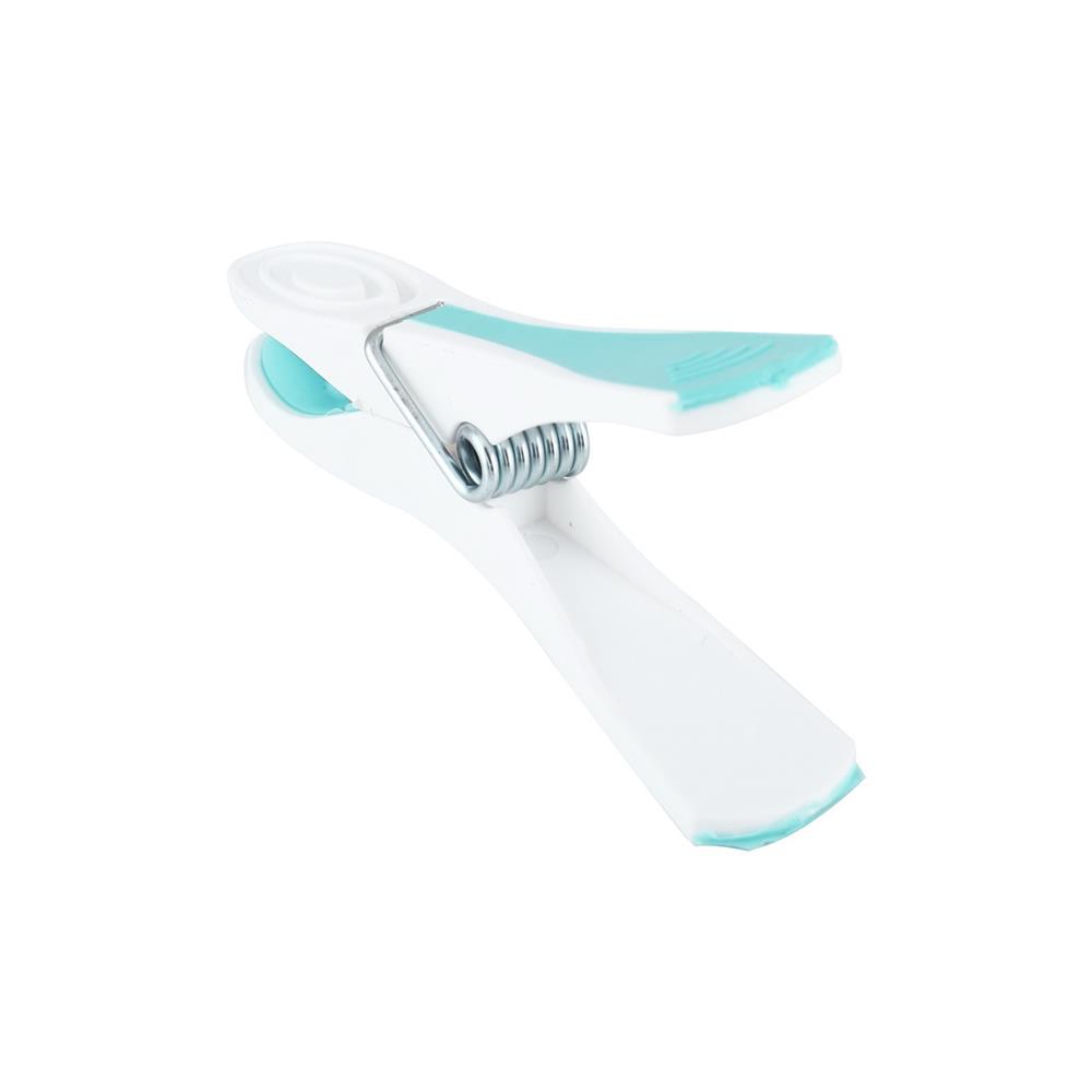 กิ๊บหนีบผ้าหัวยาง PLIM สีขาว/น้ำเงิน แพ็ค10 ชิ้น