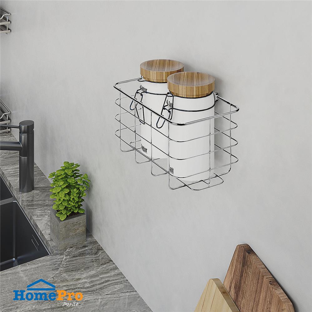 ชั้นแขวนสเตนเลส1ชั้นแบบมนEKONO ST-3412