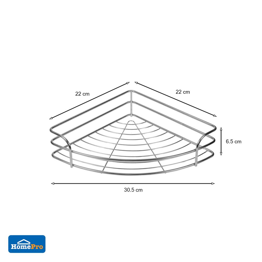 ชั้นเข้ามุมสเตนเลส1ชั้นเล็ก EKONO