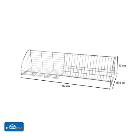 ชั้นคว่ำจานติดผนังสเตนเลส90cm EKONO_3