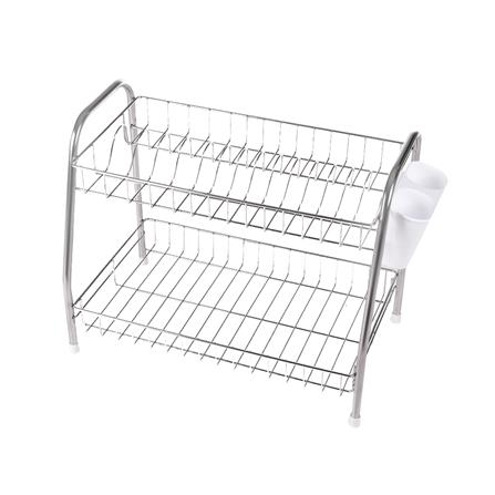 ชั้นคว่ำจานตั้งพื้นสเตนเลส 2 ชั้น EKONO ไซซ์ S_0