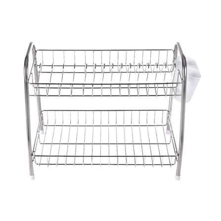 ชั้นคว่ำจานตั้งพื้นสเตนเลส 2 ชั้น EKONO ไซซ์ S_1