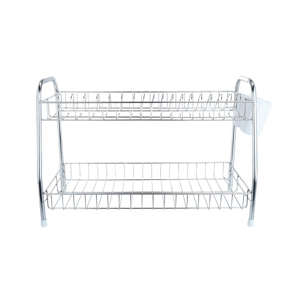 ชั้นคว่ำจานตั้งพื้นสเตนเลส 2 ชั้น EKONO ไซซ์ L