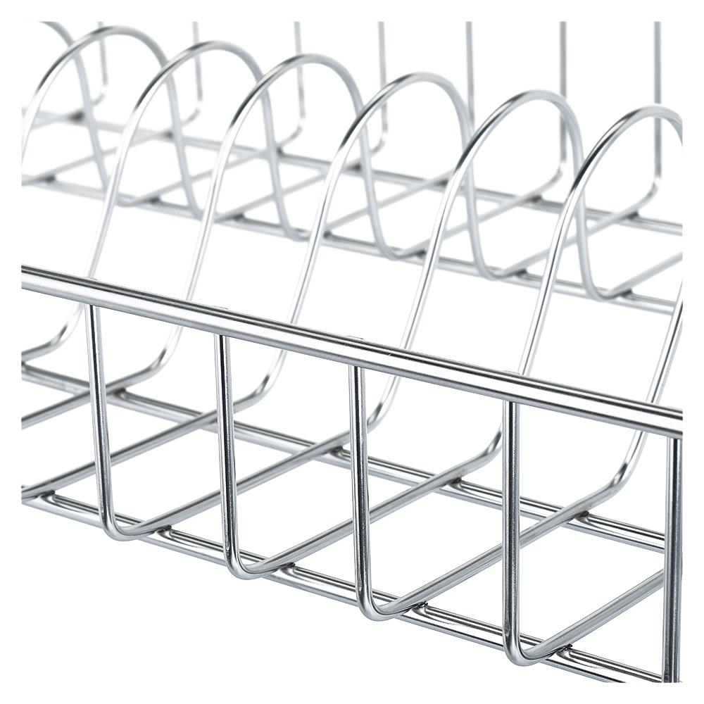 ชั้นคว่ำจานตั้งพื้นสเตนเลส 2 ชั้น EKONO ไซซ์ L