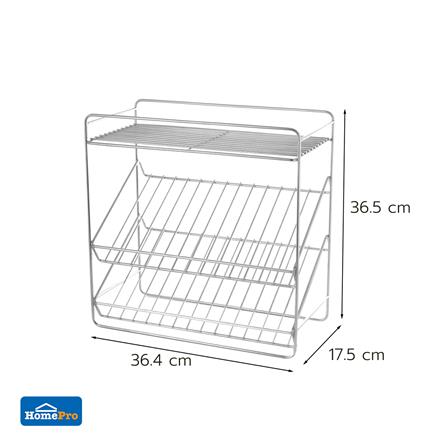 ชั้นวางขวดในครัวสเตนเลส 3 ชั้น EKONO_6