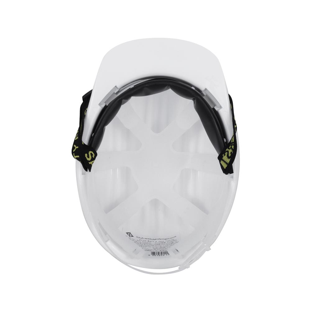 หมวกนิรภัยพลาสติก PP มาตรฐานมอก. DEXZON สีขาว