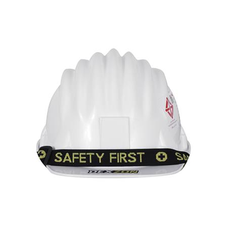 หมวกนิรภัยพลาสติก PP มาตรฐานมอก. DEXZON สีขาว_1