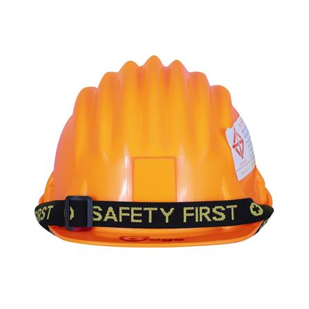 หมวกนิรภัยพลาสติก PP มาตรฐานมอก. DEXZON สีส้ม_1
