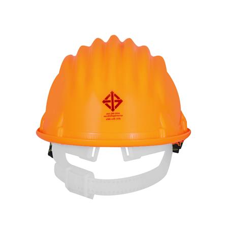 หมวกนิรภัยพลาสติก PP มาตรฐานมอก. DEXZON สีส้ม_2