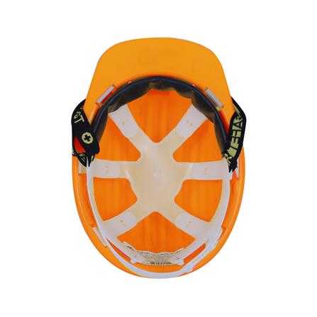 หมวกนิรภัยพลาสติก PP มาตรฐานมอก. DEXZON สีส้ม_3