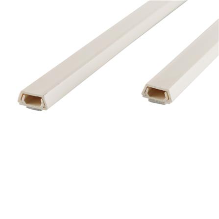 รางเดินสายไฟคางหมู ELECKTA 14 มม. x 1 เมตร สีขาว