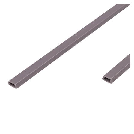 รางเดินสายไฟคางหมู ELECKTA 14 มม. x 1 เมตร. สีเทา