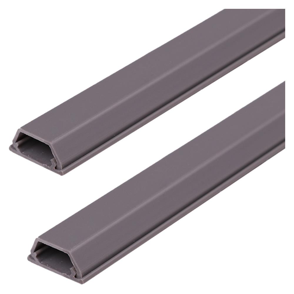 รางเดินสายไฟคางหมู ELECKTA 25x10 มม. x 1 เมตร สีเทา