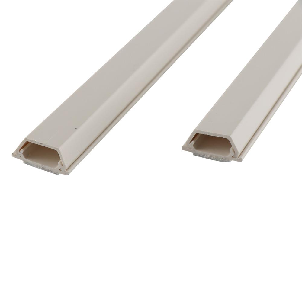 รางเดินสายไฟคางหมู ELECKTA 25x10 มม. x 1 เมตร สีขาว