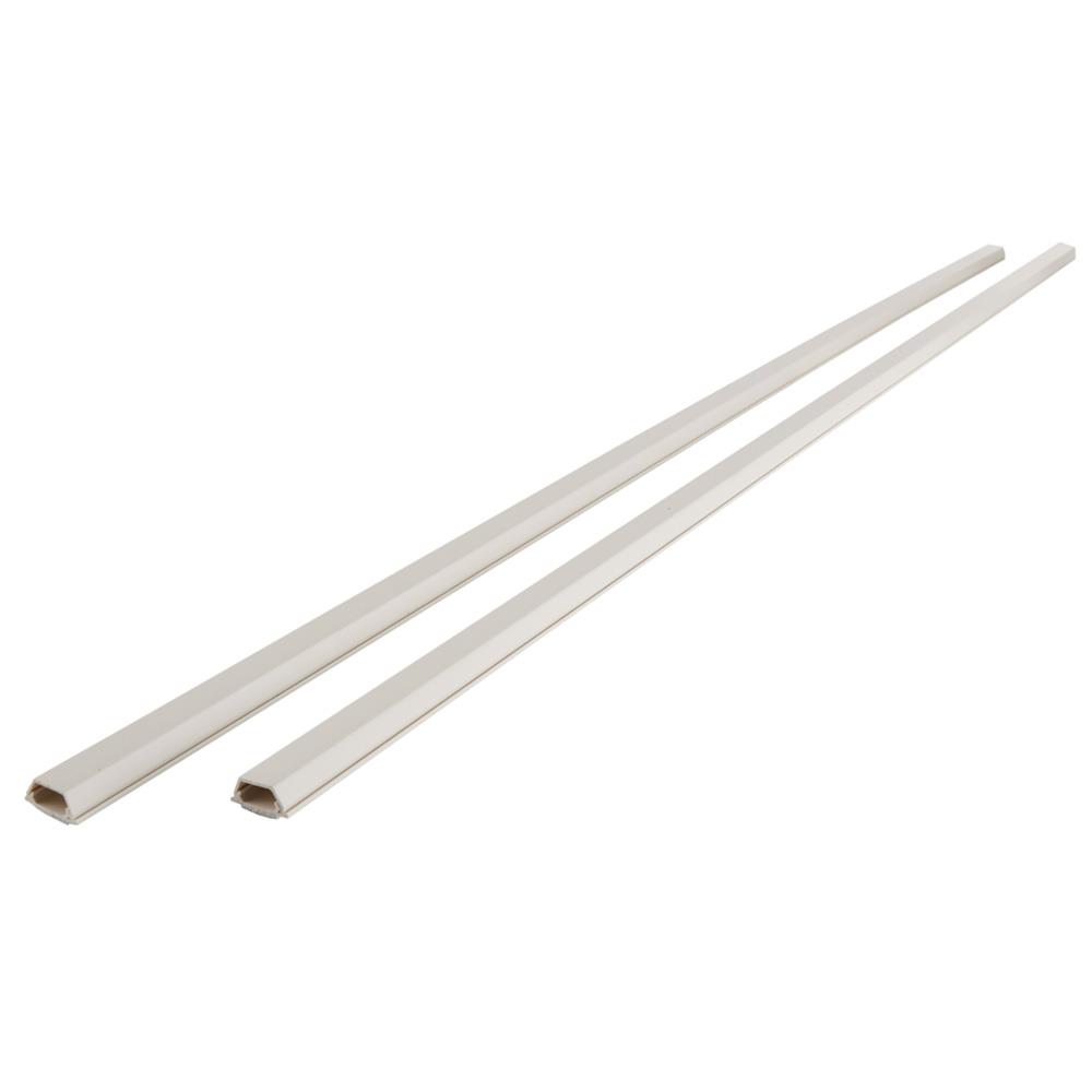 รางเดินสายไฟคางหมู ELECKTA 25x10 มม. x 1 เมตร สีขาว