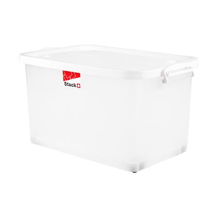 กล่องเก็บของ มีล้อ ฝาล็อก STACKO 2009 70.5 ลิตร สี...