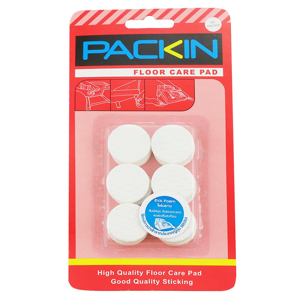 แผ่น EVA กลม PACK IN 25X5 MMสีขาว