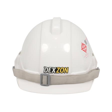 หมวกนิรภัย HDPE มาตรฐานมอก. DEXZON สีขาว_1
