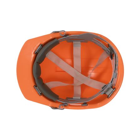 หมวกนิรภัย HDPE มาตรฐานมอก. DEXZON สีส้ม_3