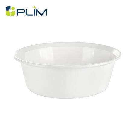กะละมังกลมปากเท PLIM 40cm สีขาว_0