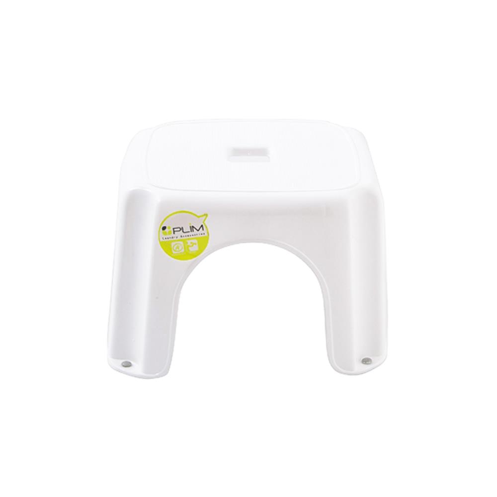 เก้าอี้เหลี่ยมเตี้ย PLIM 23x23x16 ซม. สีขาว