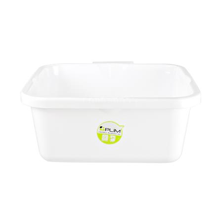 กะละมังเหลี่ยม PLIM 38cm สีขาว