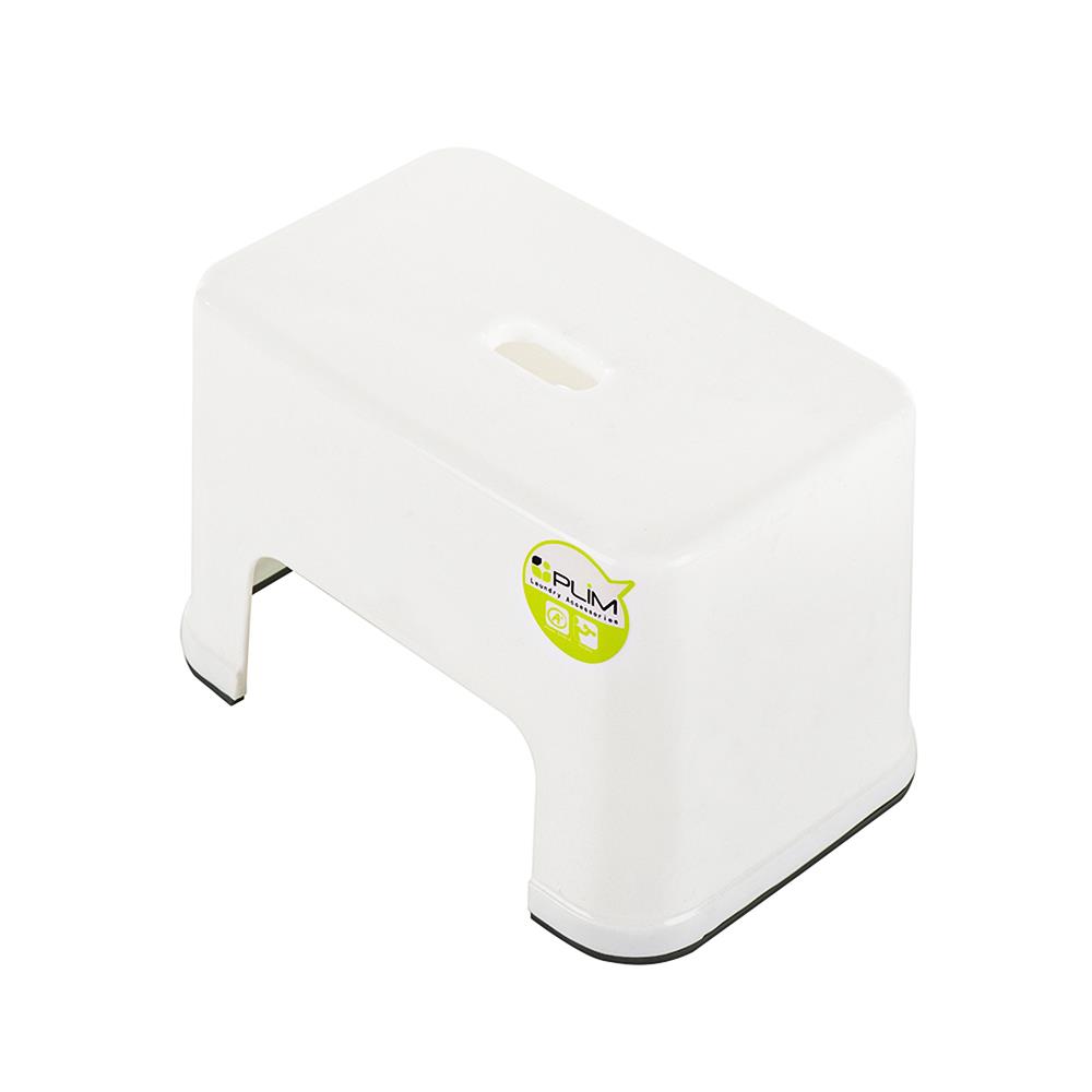 เก้าอี้เหลี่ยมเตี้ย PLIM 20x30.6x20 ซม. สีขาว