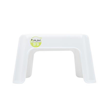 เก้าอี้เหลี่ยมเตี้ย PLIM 25x31x18 ซม. สีขาว_1