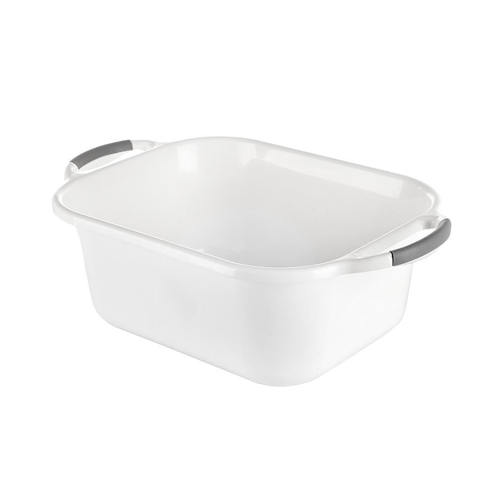 กะละมังเหลี่ยม PLIM 29X36 ซม. สีขาว