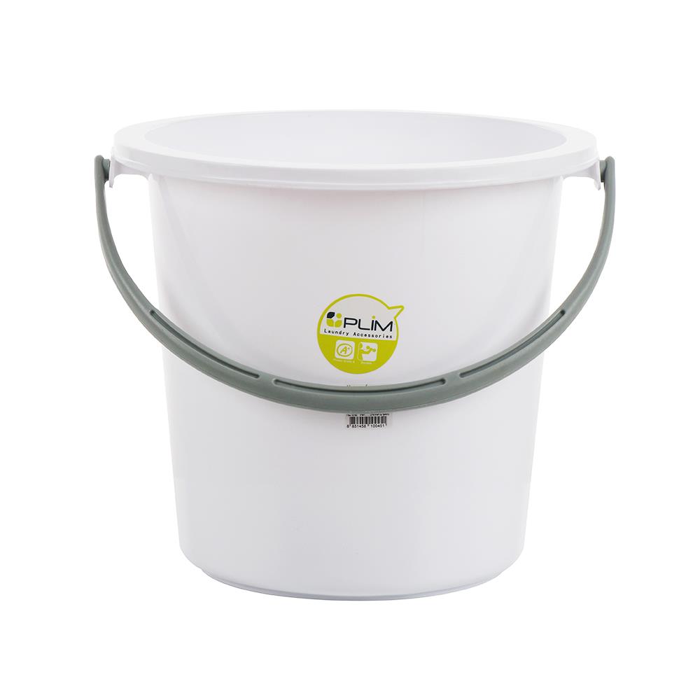 ถังน้ำกลม PLIM 17L (4.5.gl) สีขาว