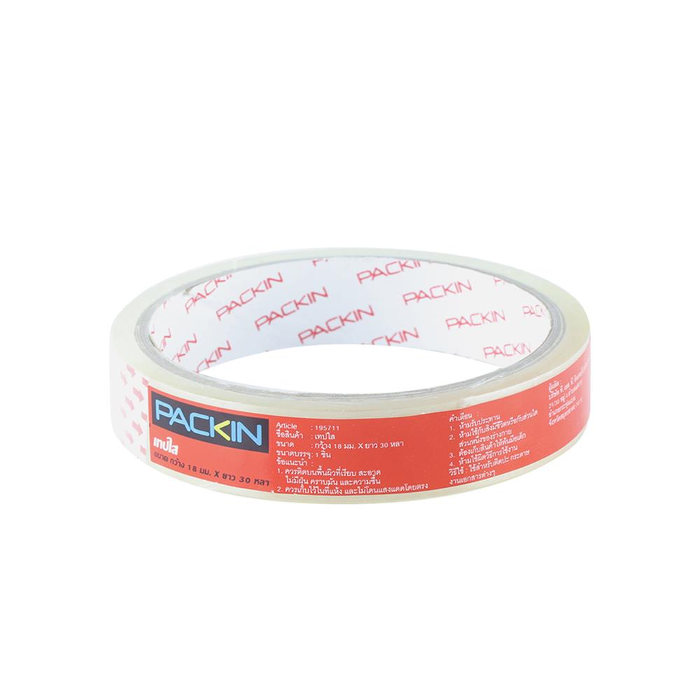 เทปใส PACK IN 18 มม. x 30 หลา