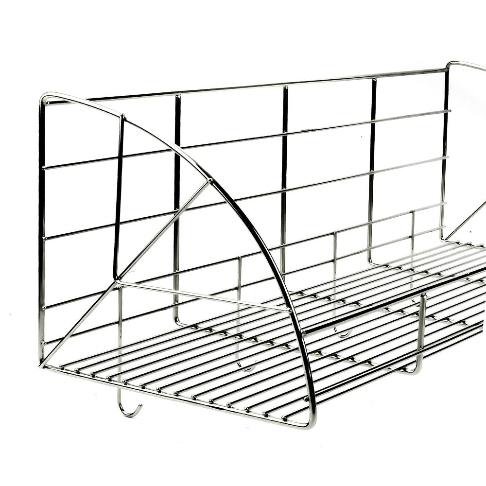 ชั้นคว่ำจานติดผนังสเตนเลส60cm KECH LEAF