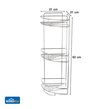 ชั้นเข้ามุมสเตนเลส 3 ชั้น KECH LEAF_4