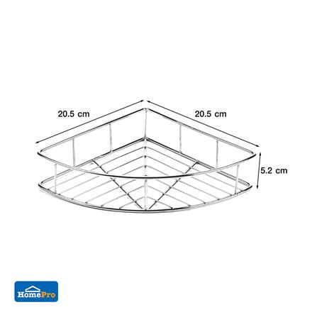ชั้นเข้ามุมสเตนเลส 1 ชั้นเล็ก KECH LEAF_4