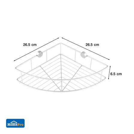 ชั้นเข้ามุมสเตนเลส1ชั้นใหญ่KECH LEAF_3