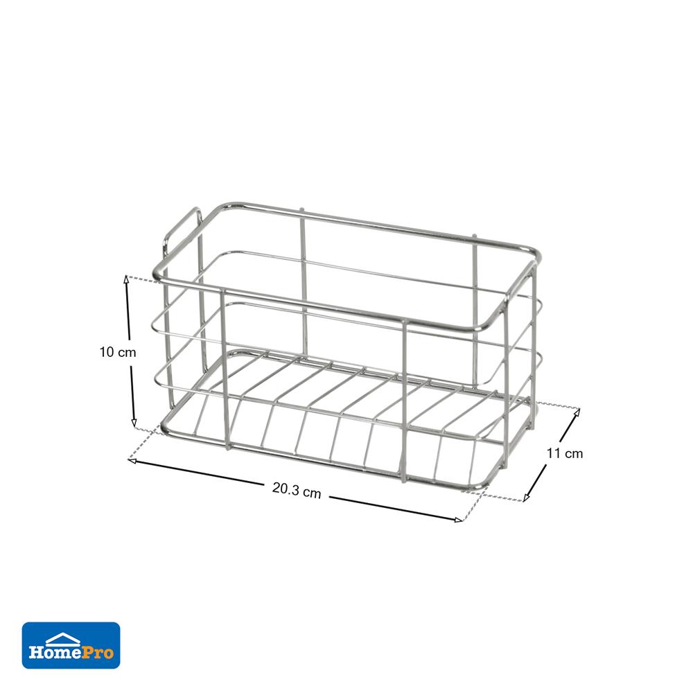 ชั้นแขวนสแตนเลส1ชั้นวางขวดสั้น KECH LEAF