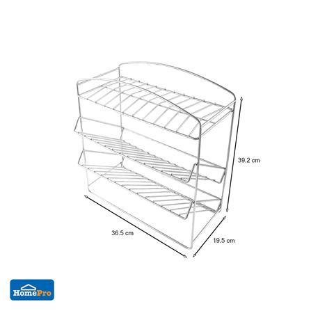 ชั้นวางขวดในครัวสแตนเลส3ชั้น KECH LEAF_5